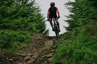 Mountain biker