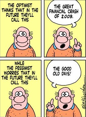 Optimist vs. pessimist